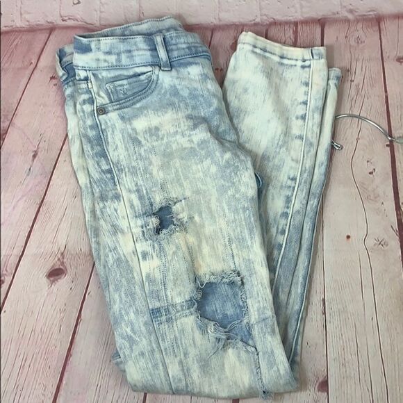 0- NY&C Super stretch soho ankle legging Mid rise Jeans - Picture 2 of 12